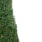 3ft. Pre-Lit Artificial Boxwood Cone Topiary Tree with Round Pot, Clear Lights